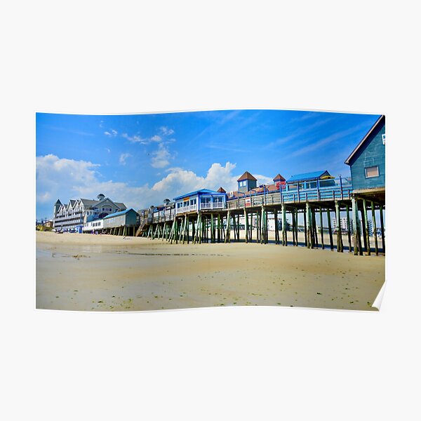 24x32 Vintage Old Orchard Beach Poster