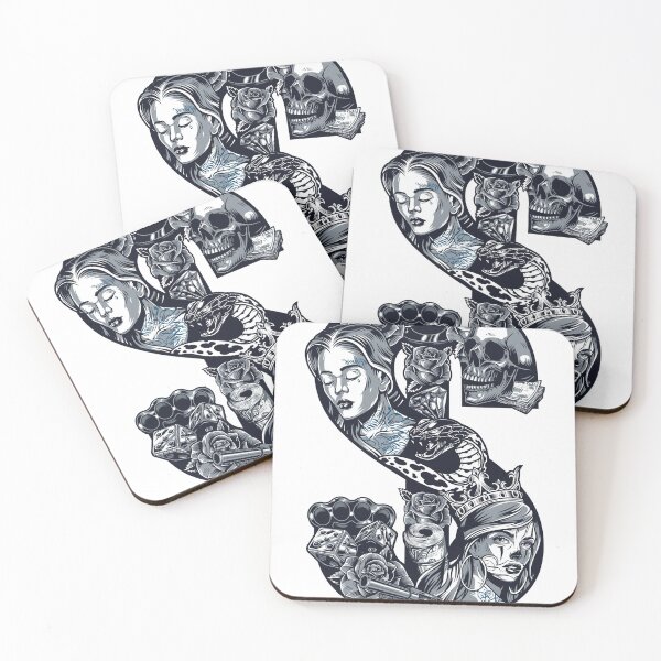 Item preview, chicano style tattoo - Art work designed and sold by GojoSenko.