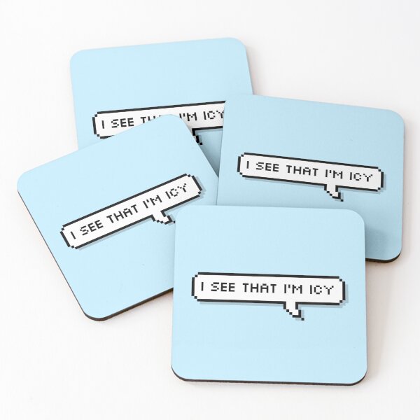Item preview, ITZY ICY I see that I'm icy Pixel Speech designed and sold by helloharu.