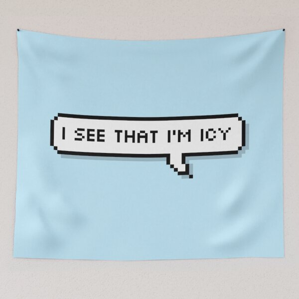 Item preview, ITZY ICY I see that I'm icy Pixel Speech designed and sold by helloharu.