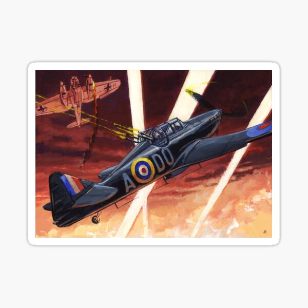 WW2 Boulton Paul Defiant 'Night FIghter' Sticker