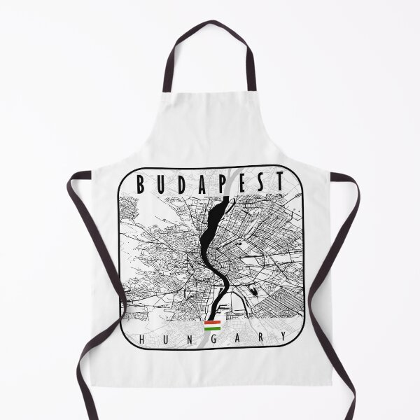 Item preview, Budapest Map Hungary designed and sold by hatimelhag.
