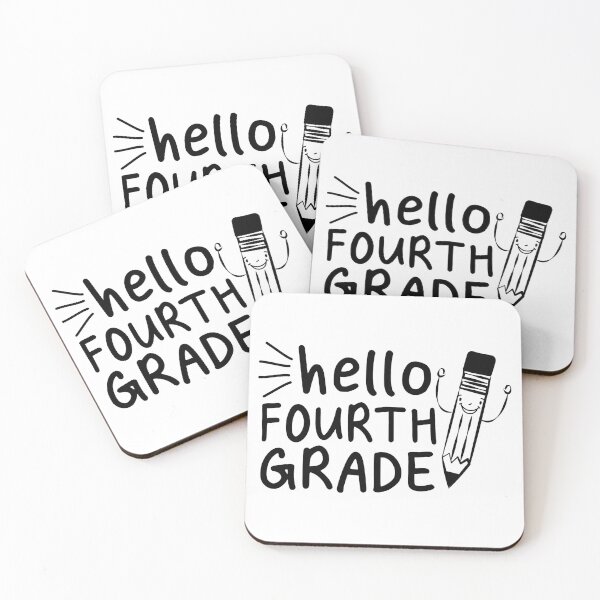 Item preview, Hello Fourth Grade, Fourth Grade Teacher, Back To School designed and sold by CreativaArt-.