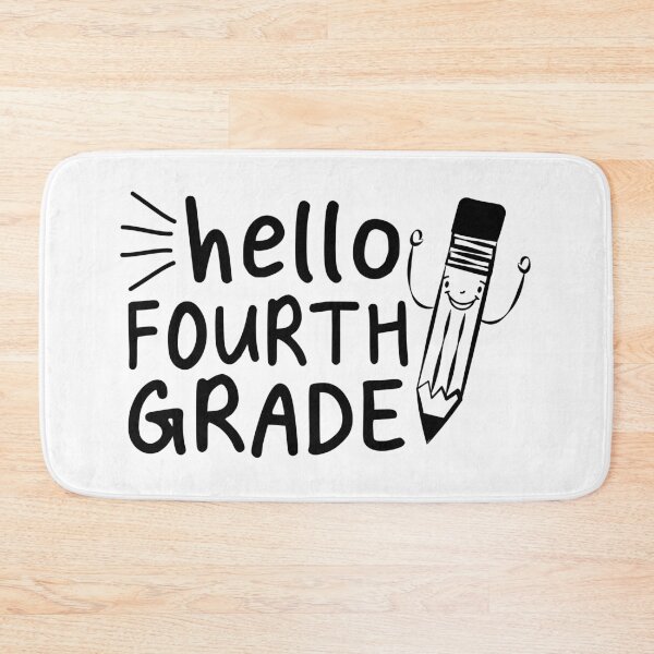 Item preview, Hello Fourth Grade, Fourth Grade Teacher, Back To School designed and sold by CreativaArt-.