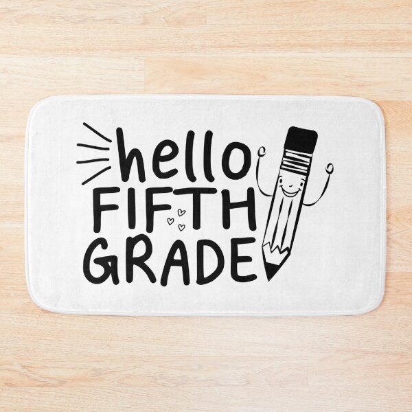 Item preview, Hello Fifth Grade, Fifth Grade Teacher, Back To School designed and sold by CreativaArt-.