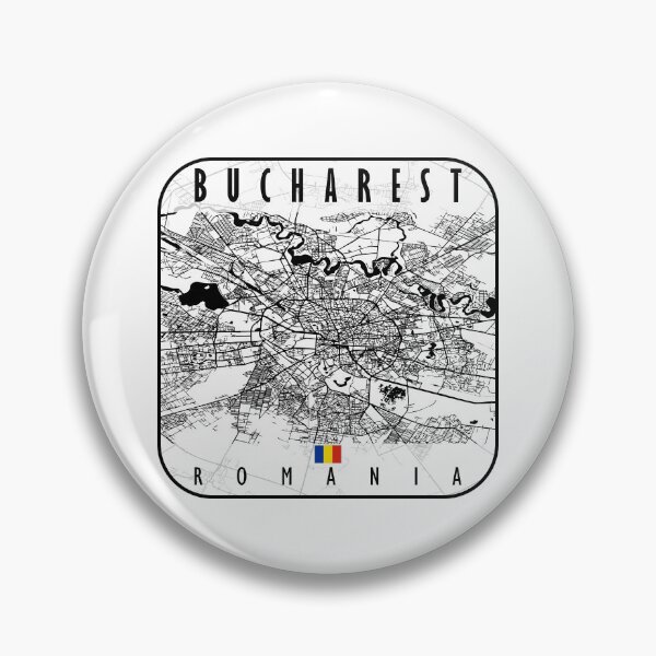 Item preview, Bucharest Map Romania designed and sold by hatimelhag.