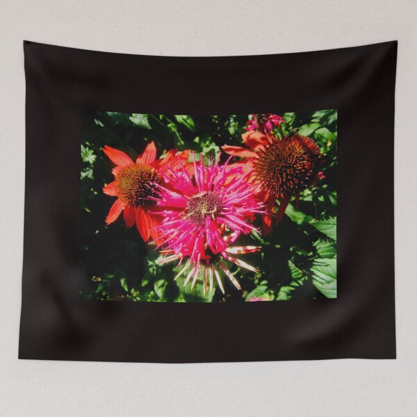 Item preview, Orange Cone Flowers and a pink daisy designed and sold by Shulie1.