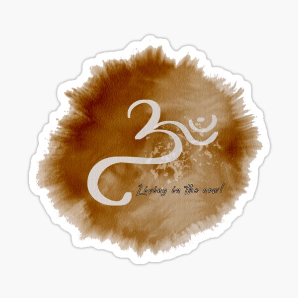 Item preview, Om, living in the now! designed and sold by Tattvashe.