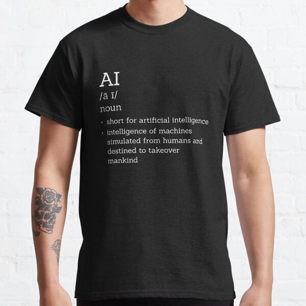 Item preview, AI Definition Funny designed and sold by wall-prints.