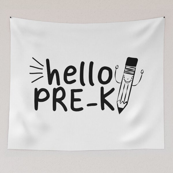 Item preview, Hello Pre-K Garten, Pre-K Teacher, Back To School designed and sold by CreativaArt-.
