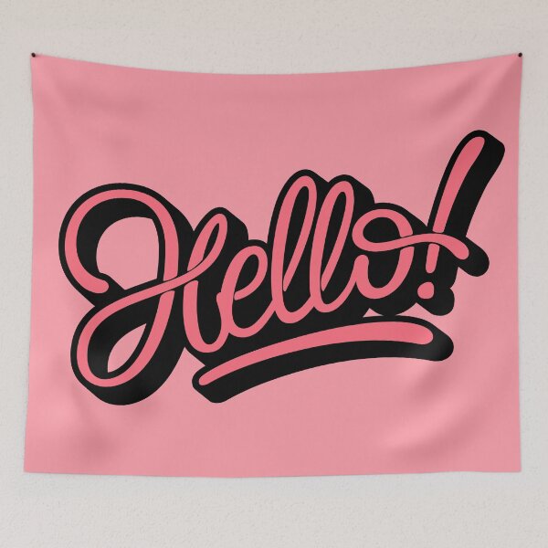 Item preview, Hello Retro | Pink designed and sold by KarolinaPaz.