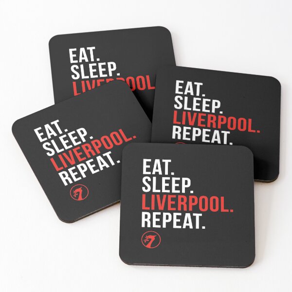 Item preview, Eat, Sleep, Liverpool, Repeat - Liverpool Quotes designed and sold by Stalking Kopites.