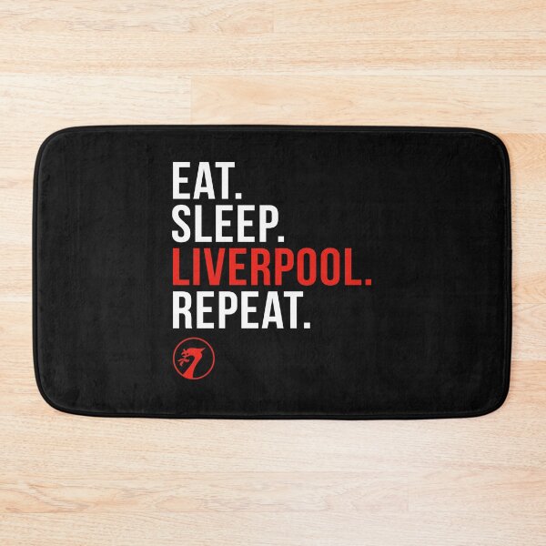Item preview, Eat, Sleep, Liverpool, Repeat - Liverpool Quotes designed and sold by Stalking Kopites.