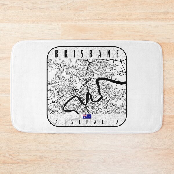 Item preview, Brisbane Map Australia designed and sold by hatimelhag.