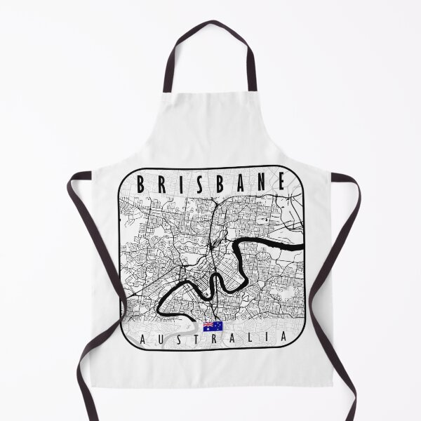 Item preview, Brisbane Map Australia designed and sold by hatimelhag.