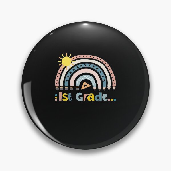Item preview, 1st Grade Boho Rainbow Crayon First Grade Teacher Student Back to School designed and sold by clothesy7.