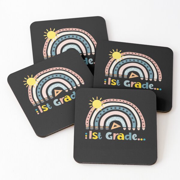 Item preview, 1st Grade Boho Rainbow Crayon First Grade Teacher Student Back to School designed and sold by clothesy7.