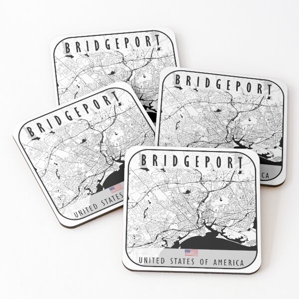 Item preview, Bridgeport Map USA designed and sold by hatimelhag.