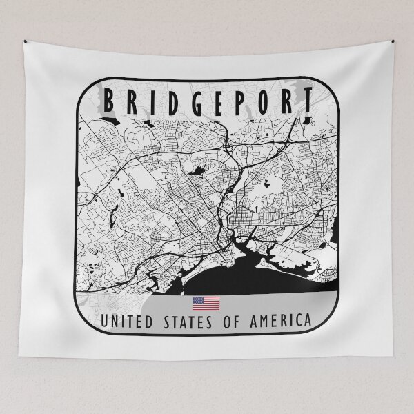 Item preview, Bridgeport Map USA designed and sold by hatimelhag.