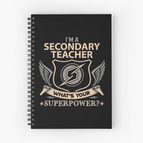 Item preview, Secondary Teacher T Shirt - Superpower Job Gift Item Tee designed and sold by ribbinjunk.