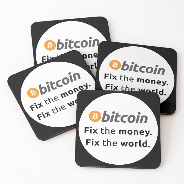 Item preview, Bitcoin Fix the money fix the world designed and sold by BitcoinFTW.