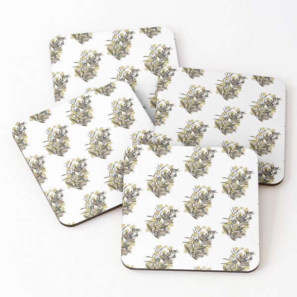 Item preview, Leaves with Yellow Flowers designed and sold by KeepPlantsHappy.