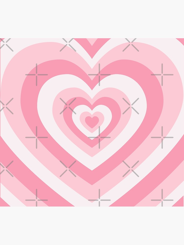 Love Heart Pink Print, Greetings Cards Delivered