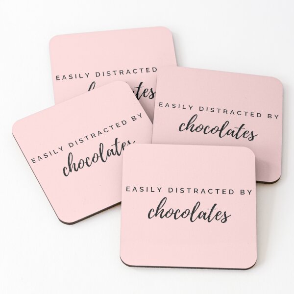 Item preview, Easily distracted by chocolates designed and sold by Crazy-art-land.