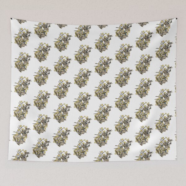 Item preview, Leaves with Yellow Flowers designed and sold by KeepPlantsHappy.