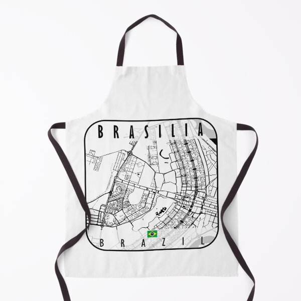 Item preview, Brasilia Map Brazil designed and sold by hatimelhag.