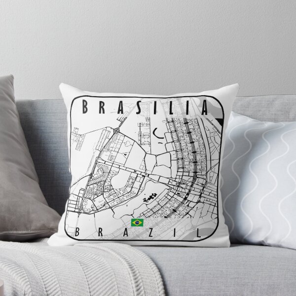 Item preview, Brasilia Map Brazil designed and sold by hatimelhag.