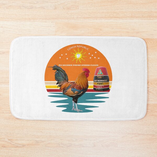 Item preview, Key West Rooster Conch Republic Southernmost Point Sunset designed and sold by KeysTreasures.