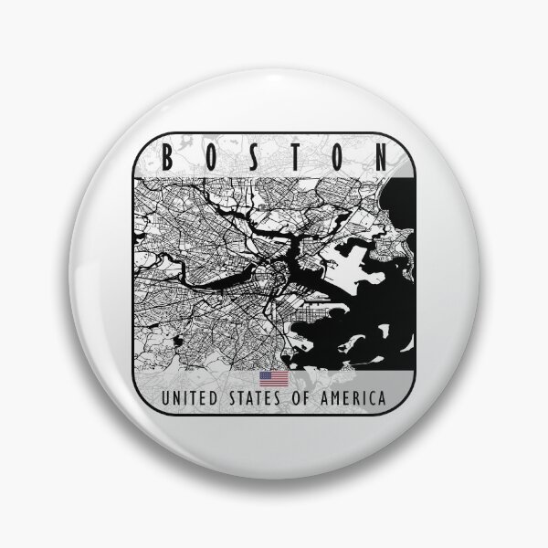 Artikelvorschau, Boston Karte USA entworfen und verkauft von hatimelhag.