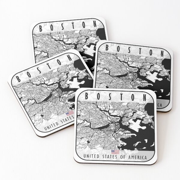 Item preview, Boston Map USA designed and sold by hatimelhag.