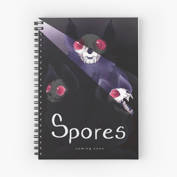 Item preview, Spores, shadow cat poster designed and sold by LaurentBear.
