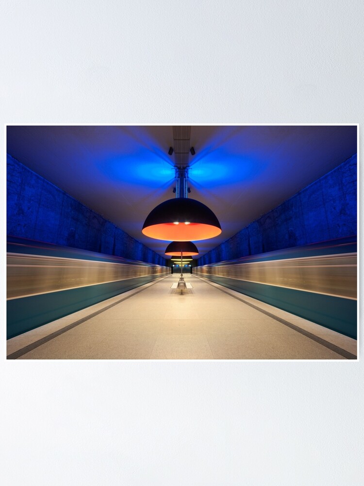 Alternate view of U-bahn Munchen Poster