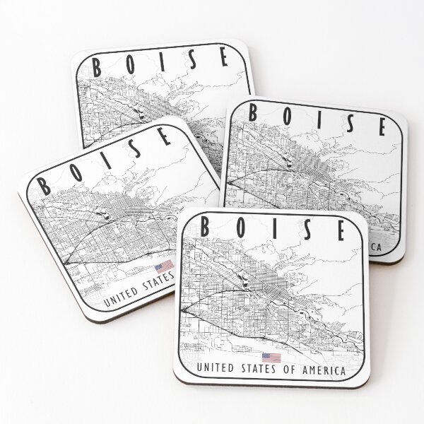 Item preview, Boise Map USA designed and sold by hatimelhag.