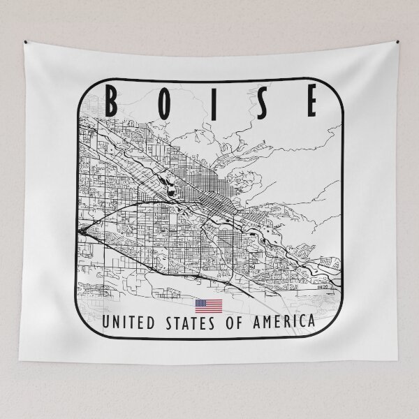 Item preview, Boise Map USA designed and sold by hatimelhag.