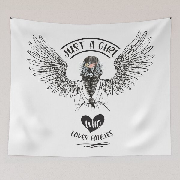 Item preview, Just a Girl Who Loves Fairies designed and sold by TH3--DESIGNER.