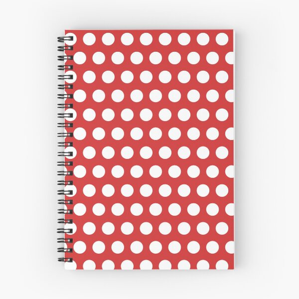 Item preview, White polka dot on red background designed and sold by EvgeniiV.
