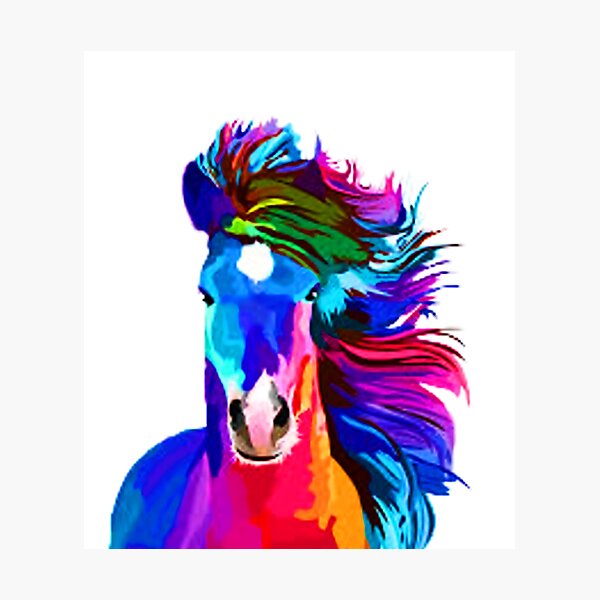 Aperçu de l'œuvre Art animalier cheval créée et vendue par Evelynsouza.