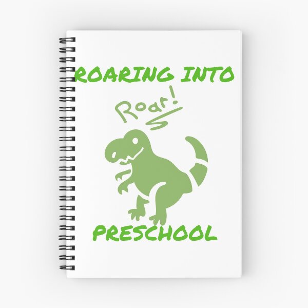 Item preview, ROARING INTO PRESCHOOL designed and sold by MIKE'S PRINT ON DEMAND.