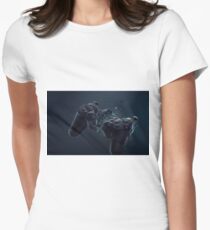 Hardcore Gamer PS4 Women's Fitted T-Shirt