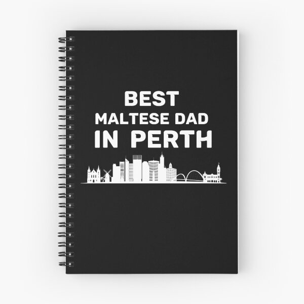 Item preview, Maltese Dad - Perth - Best Dad - Skyline designed and sold by Beyond Words.