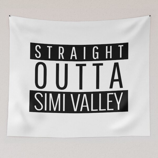 Item preview, Straight Outta Simi Valley California  designed and sold by Teelogic.