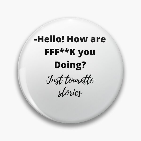 Item preview, Tourette Syndrome Fun Design, Tourettes Tic, ADHD, Hello! b designed and sold by SweetEnjoyable.
