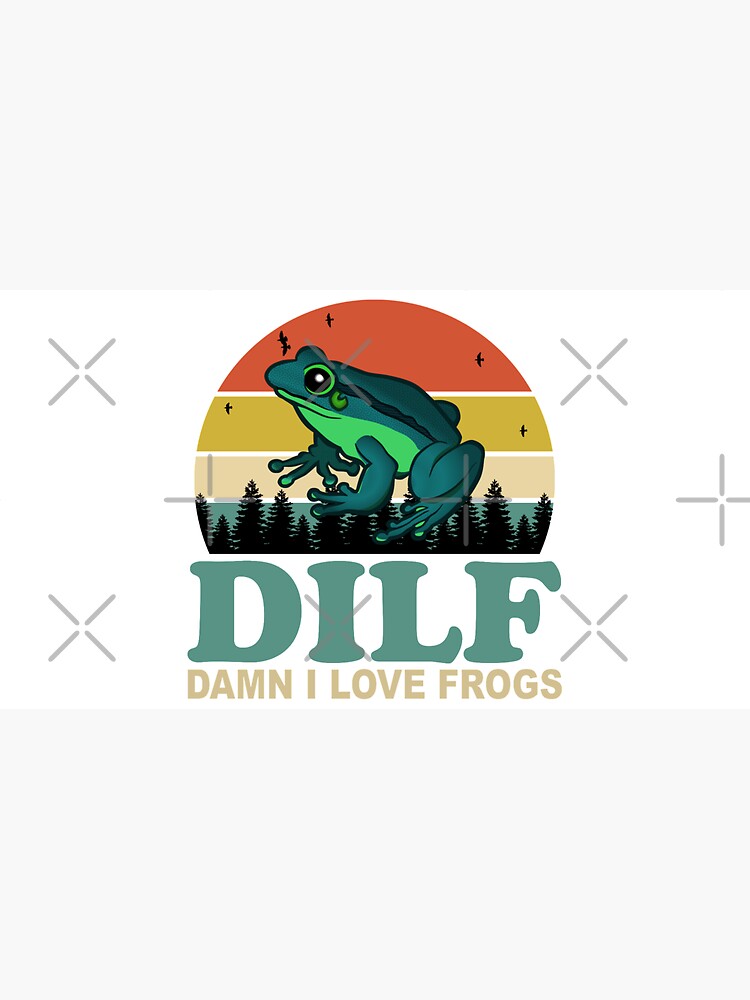 Thumbnail 7 of 7, Cap, DILF Damn I Love Frogs designed and sold by EvengoDesign89.