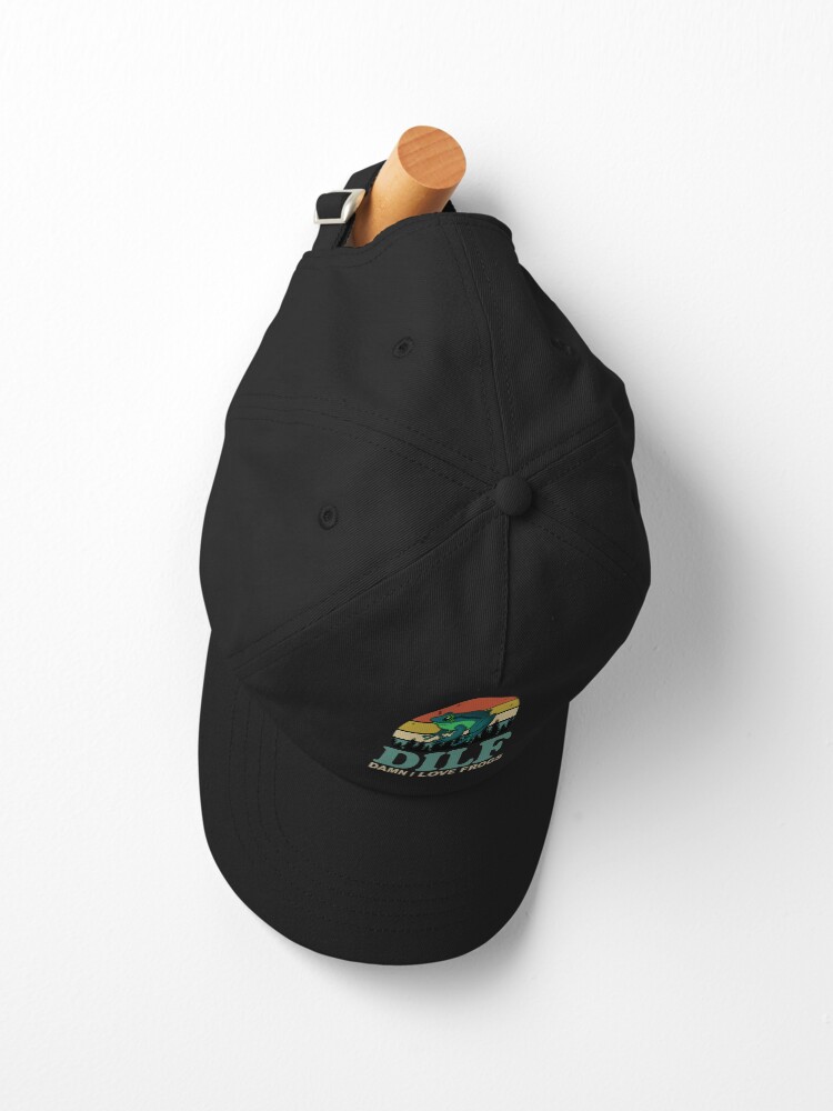 Thumbnail 2 of 7, Cap, DILF Damn I Love Frogs designed and sold by EvengoDesign89.
