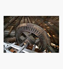 Cley Windmill machinery Photographic Print