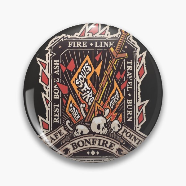 Item preview, Dark Bonfire Emblem with Curse Souls Color designed and sold by Voysla.